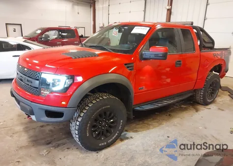 2012 Ford F150 Svt Raptor z USA, uszkodzony, nr VIN 1FTEX1R62CFB47811